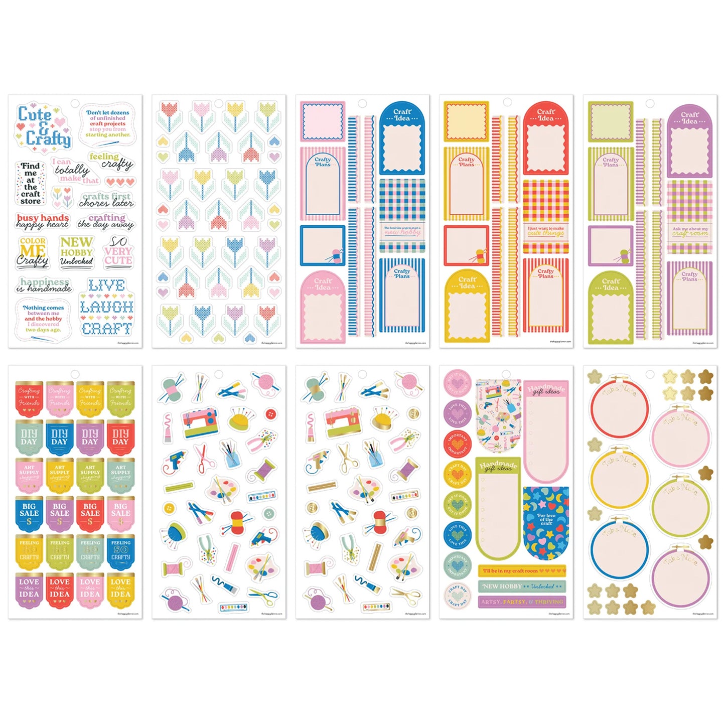 Happy Planner - Sticker Book - Cozy Crafts