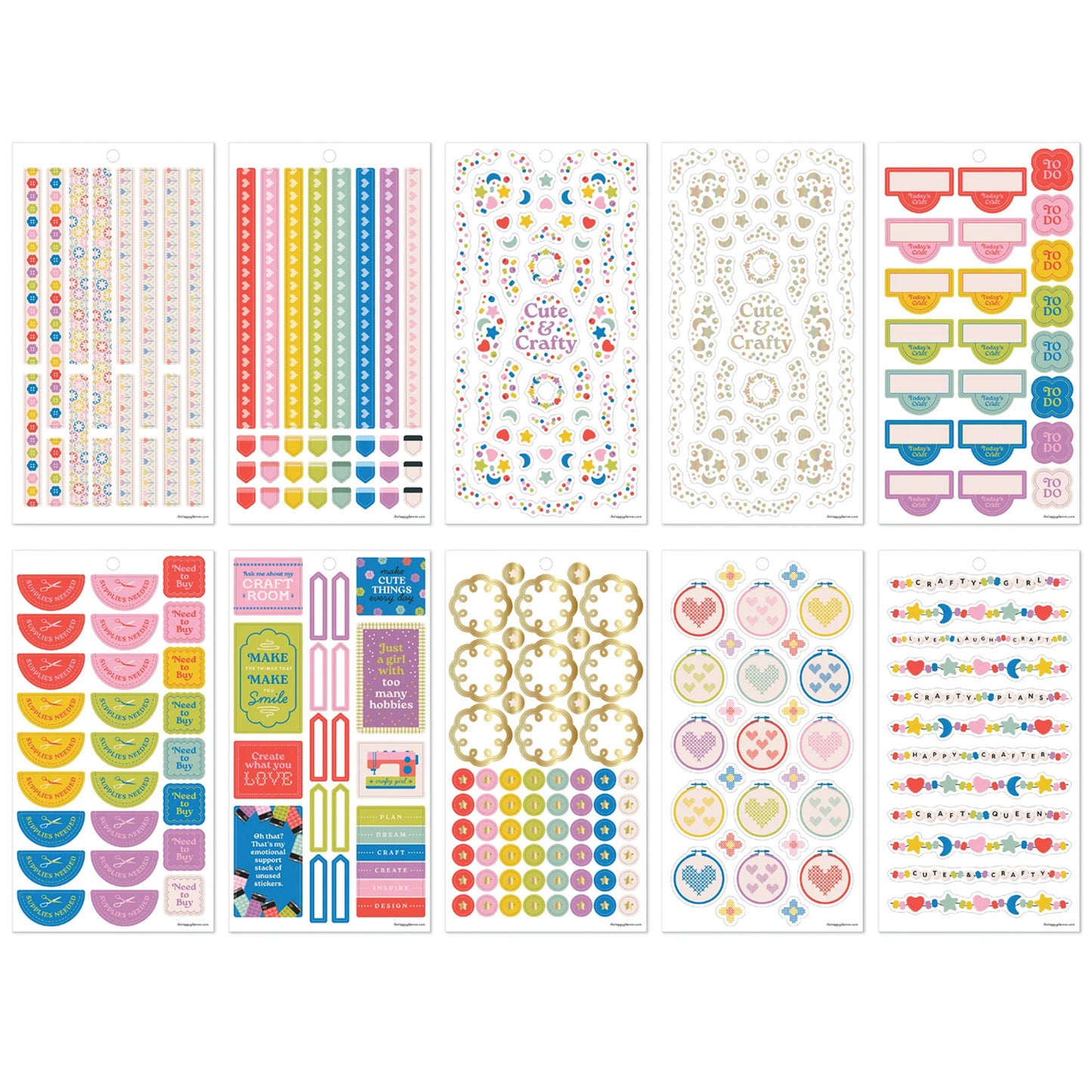 Happy Planner - Sticker Book - Cozy Crafts