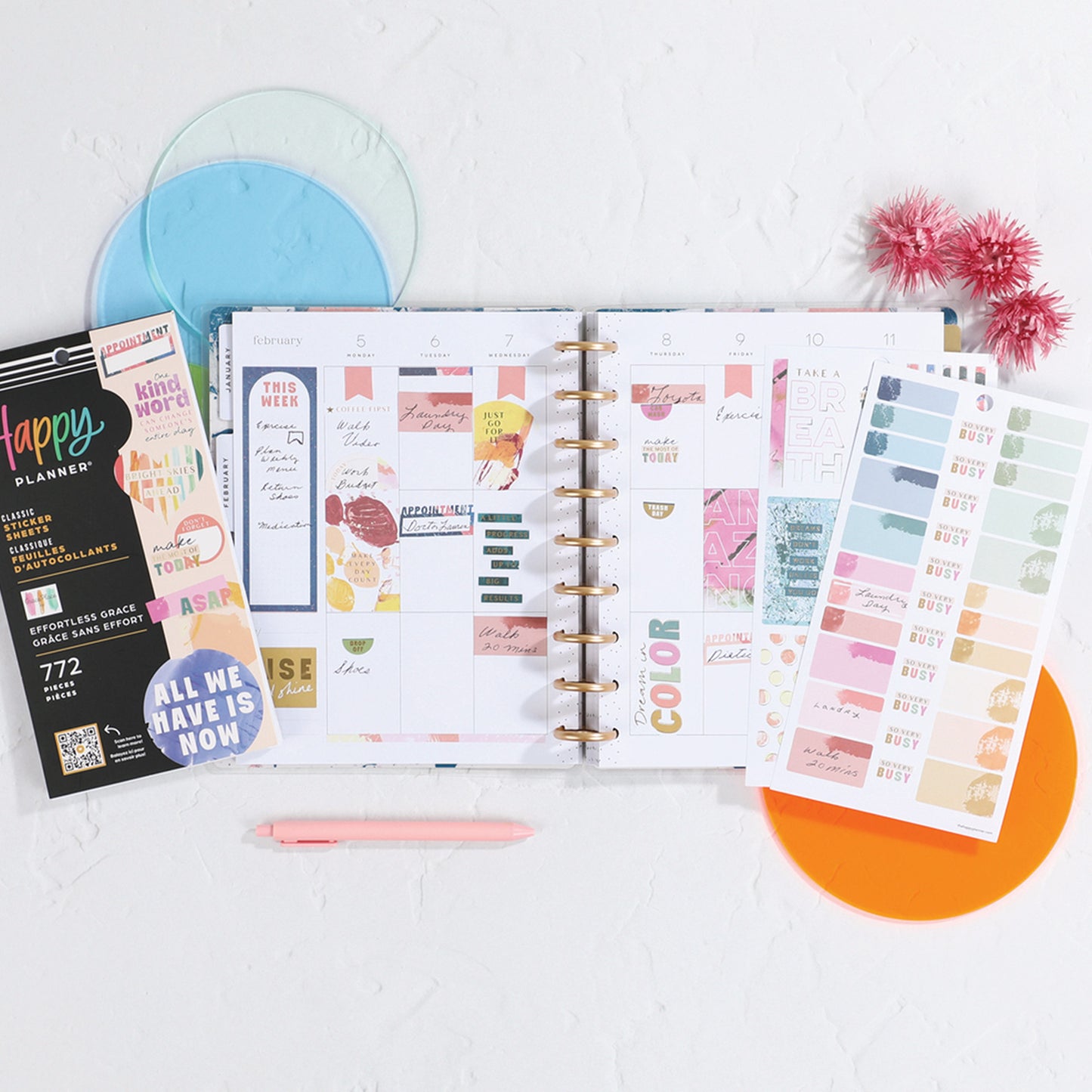 Happy Planner - Sticker Book - Effortless Grace