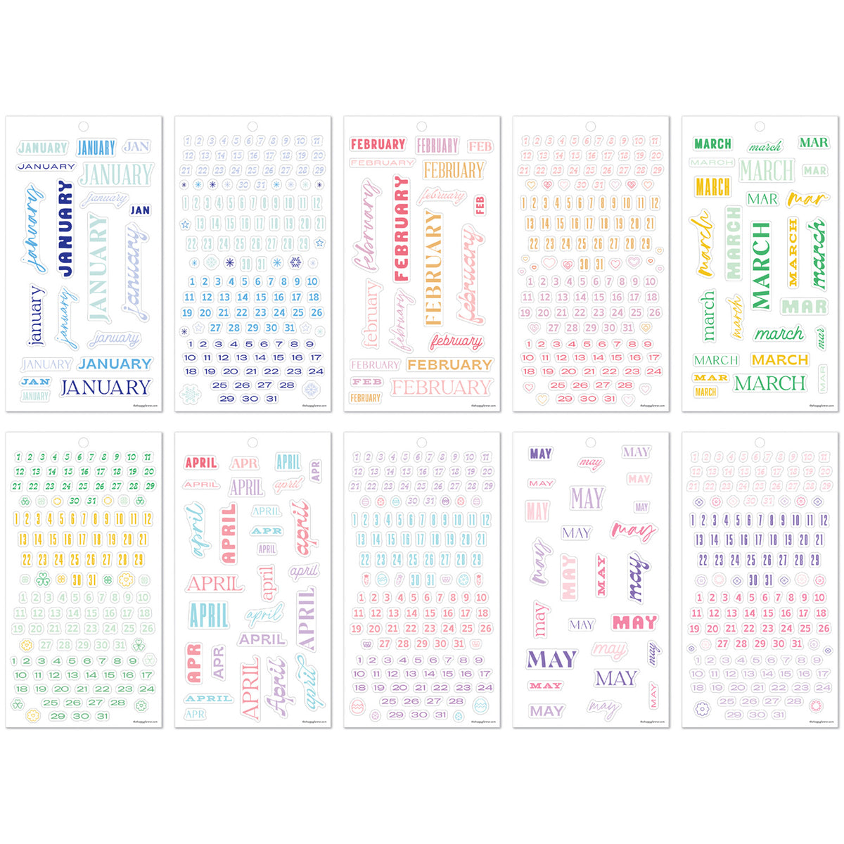 Happy Planner - Sticker Book - Essential Year