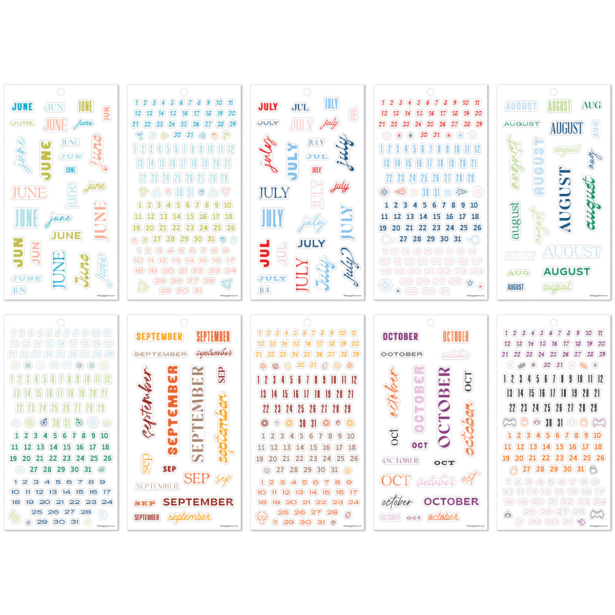 Happy Planner - Sticker Book - Essential Year