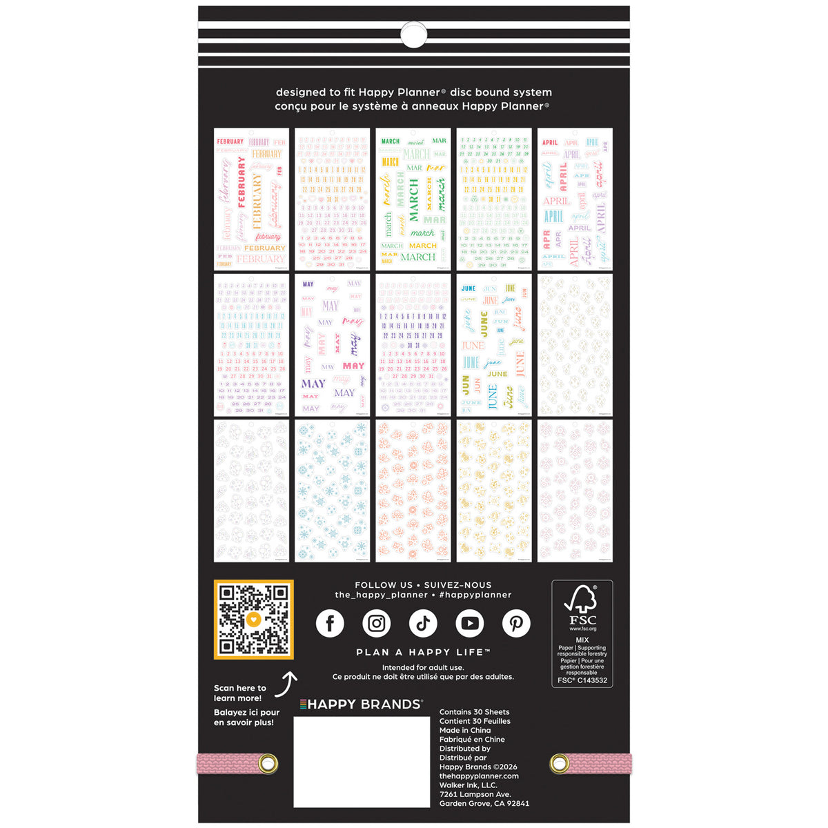 Happy Planner - Sticker Book - Essential Year