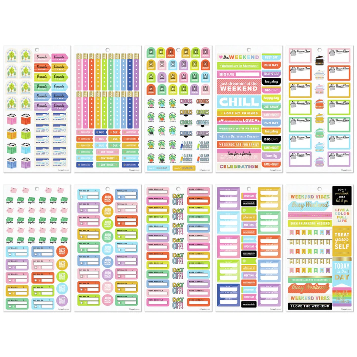 Happy Planner - Sticker Book - Everyday Plans