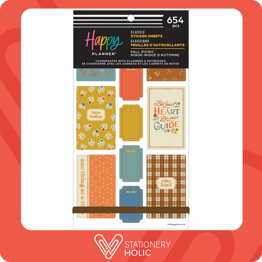 Happy Planner - Sticker Book - Fall Picnic