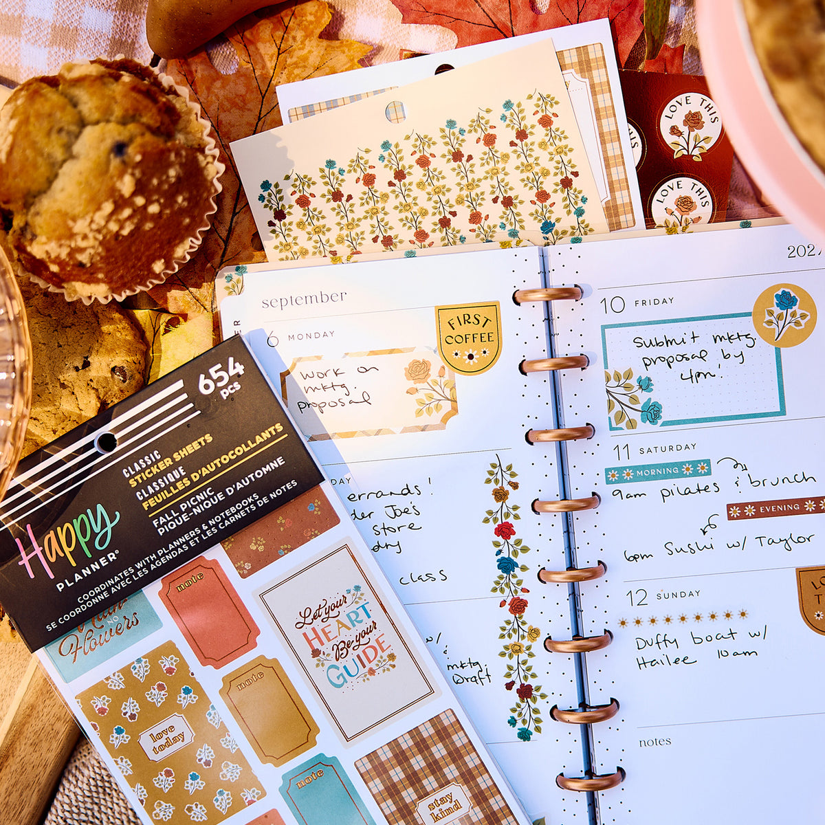 Happy Planner - Sticker Book - Fall Picnic