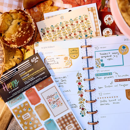 Happy Planner - Sticker Book - Fall Picnic