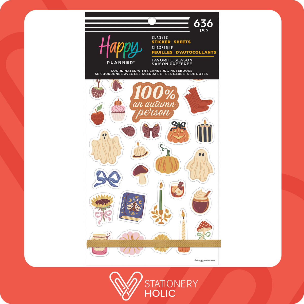 Happy Planner - Sticker Book - Favorite Season