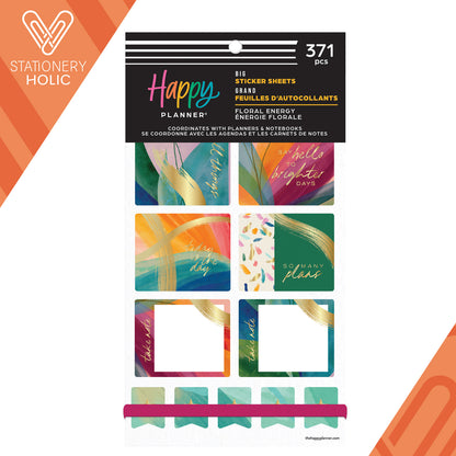 Happy Planner - Sticker Book - Floral Energy Big