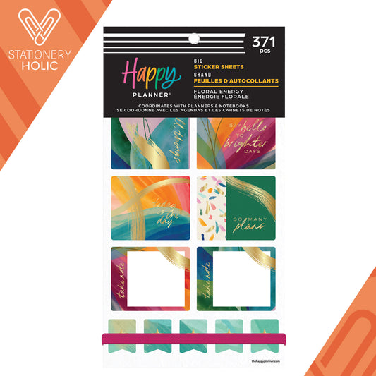 Happy Planner - Sticker Book - Floral Energy Big