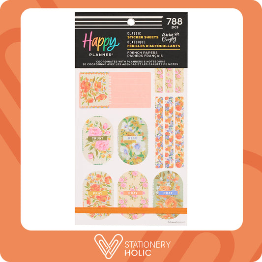 Happy Planner - Sticker Book - French Papers Faith