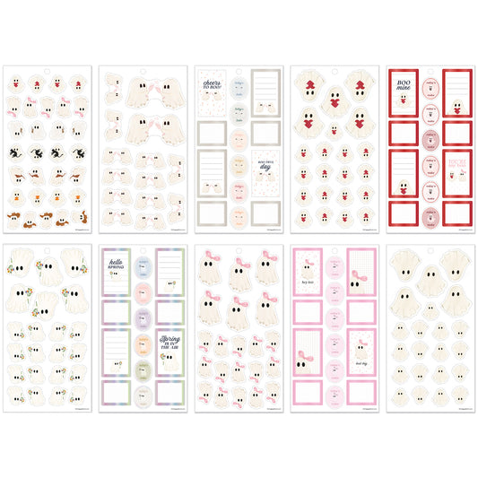 Happy Planner - Sticker Book - Ghosty Season