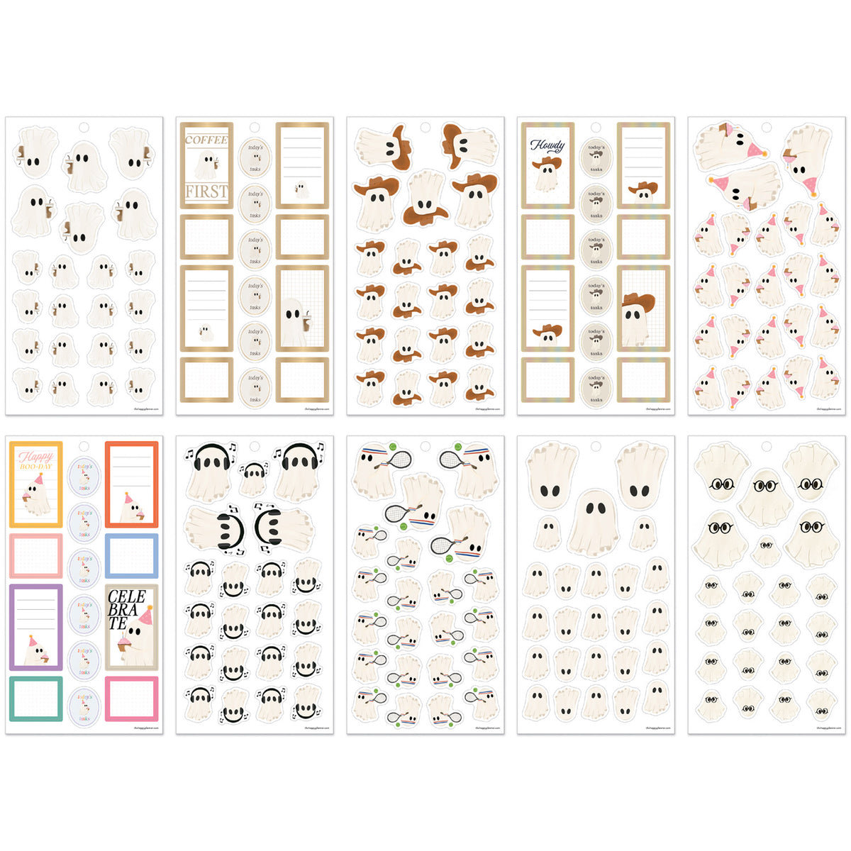 Happy Planner - Sticker Book - Ghosty Season