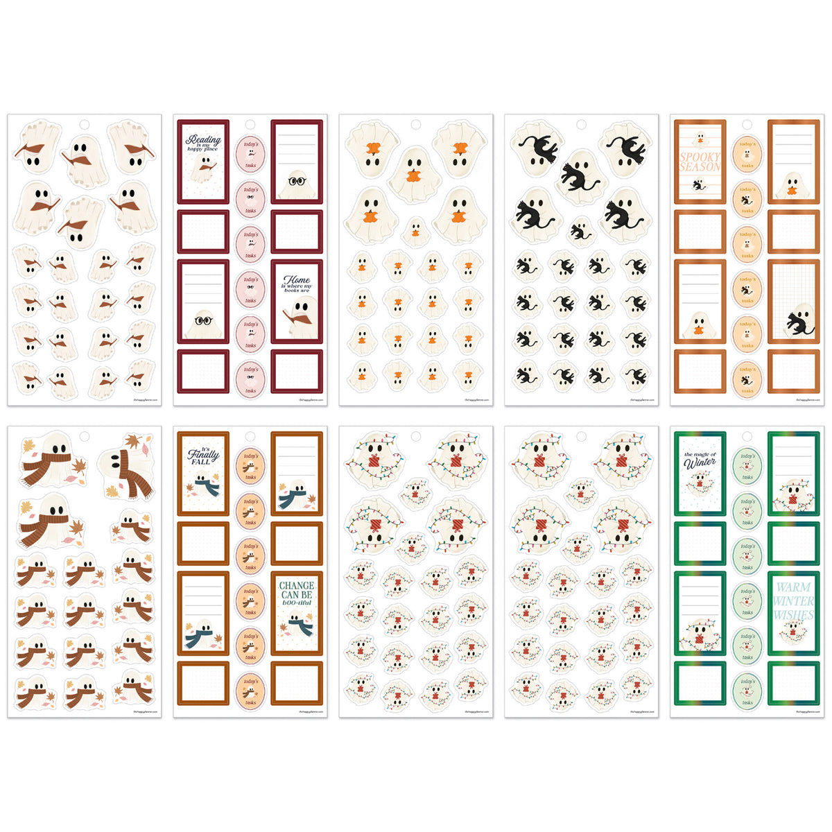 Happy Planner - Sticker Book - Ghosty Season
