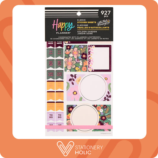 Happy Planner - Sticker Book - Golden Garden