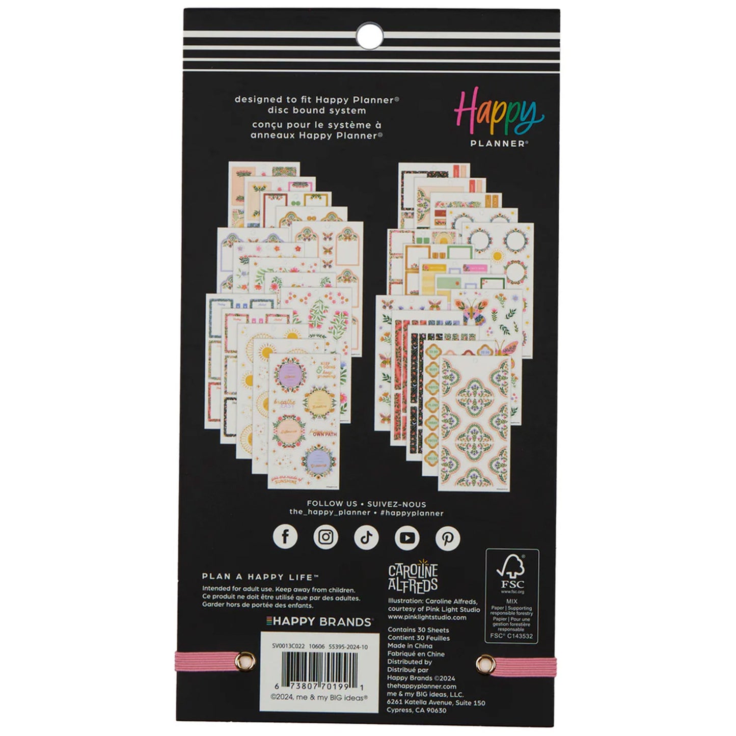 Happy Planner - Sticker Book - Golden Meadow