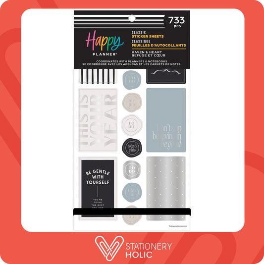 Happy Planner - Sticker Book - Haven & Heart