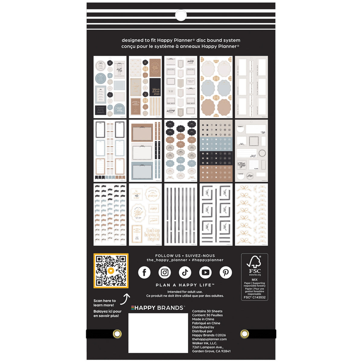 Happy Planner - Sticker Book - Haven & Heart