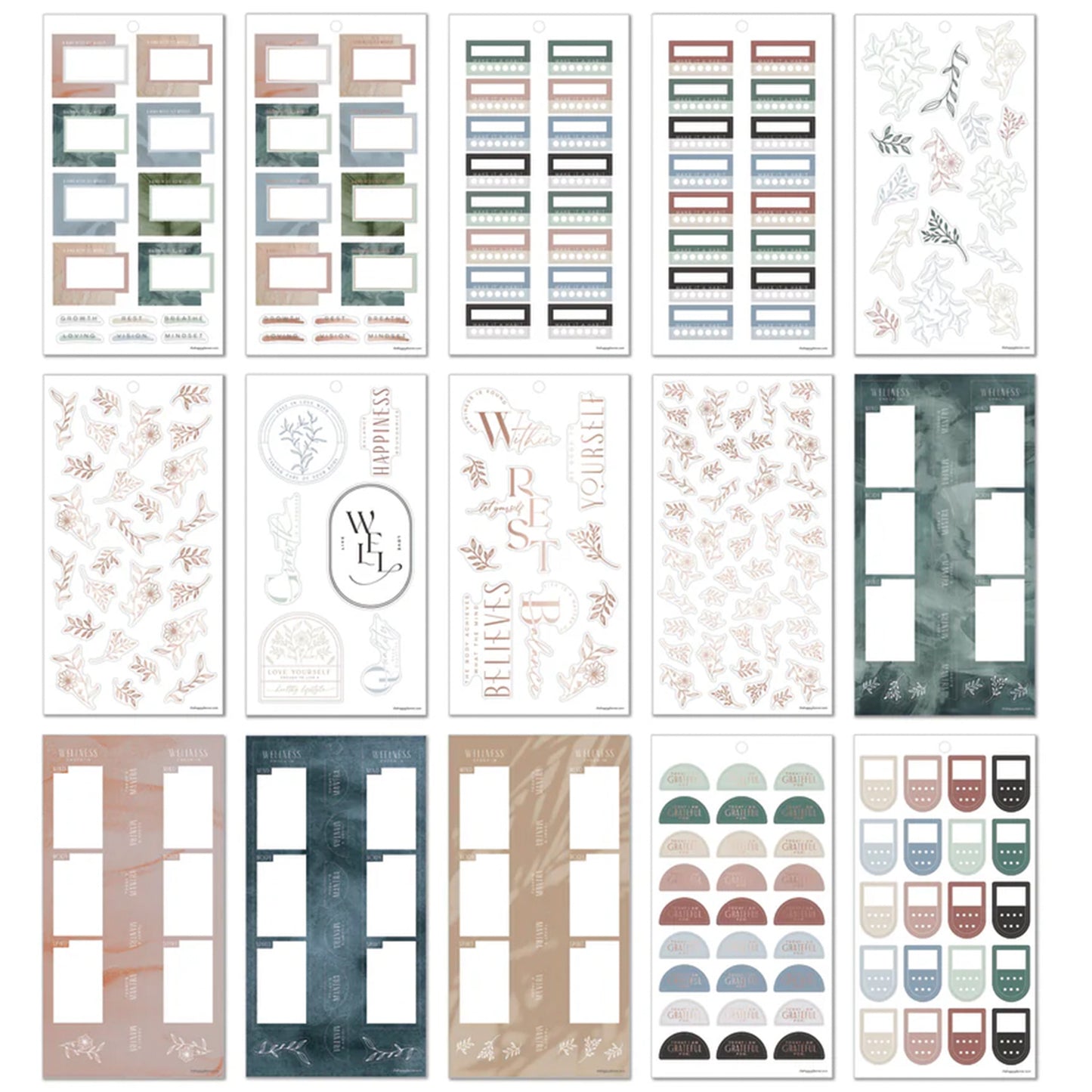 Happy Planner - Sticker Book - Heal From Within