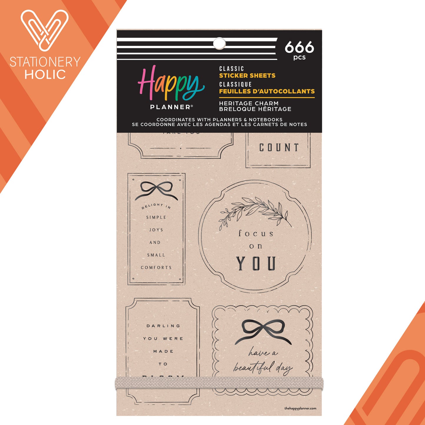 Happy Planner - Sticker Book - Heritage Charm