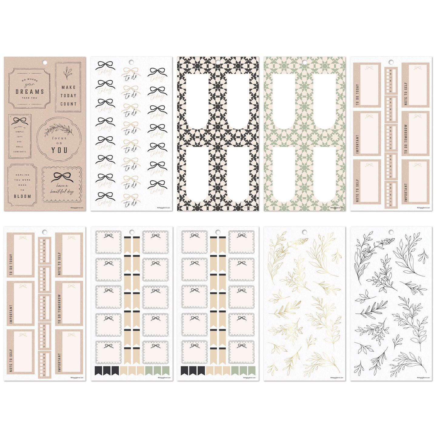 Happy Planner - Sticker Book - Heritage Charm