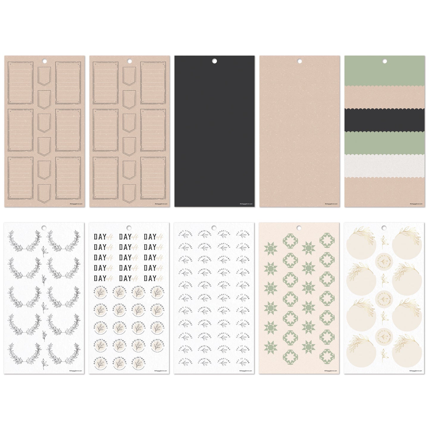 Happy Planner - Sticker Book - Heritage Charm