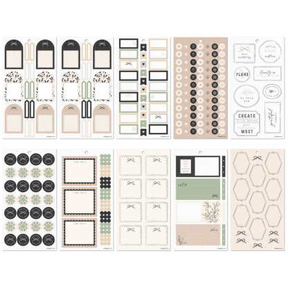 Happy Planner - Sticker Book - Heritage Charm