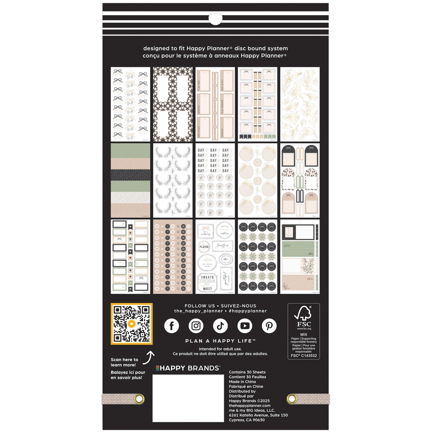 Happy Planner - Sticker Book - Heritage Charm