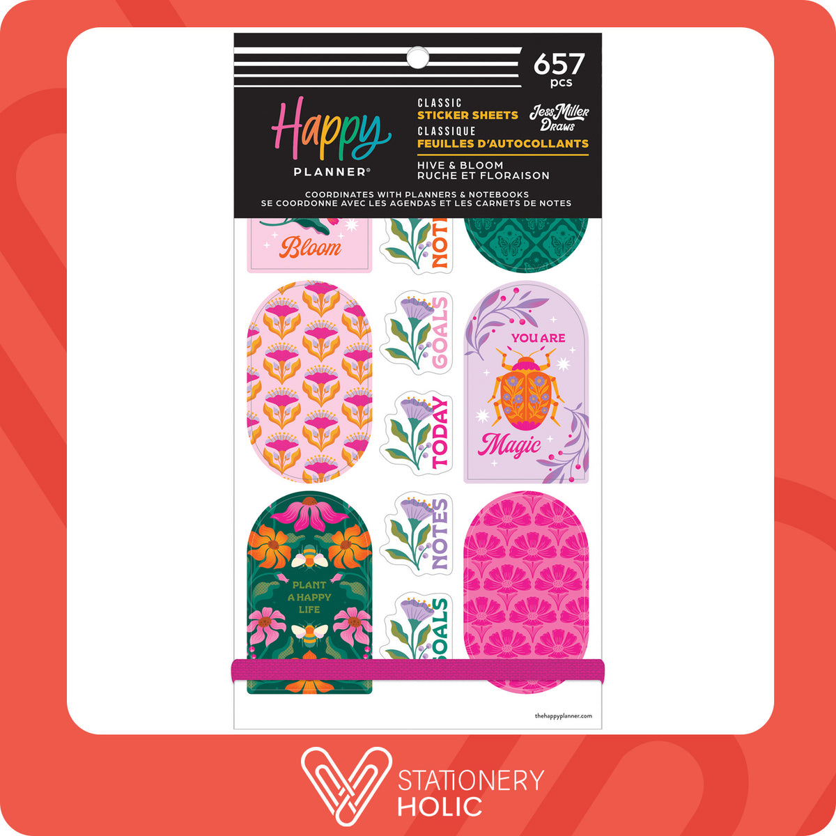 Happy Planner - Sticker Book - Hive & Bloom