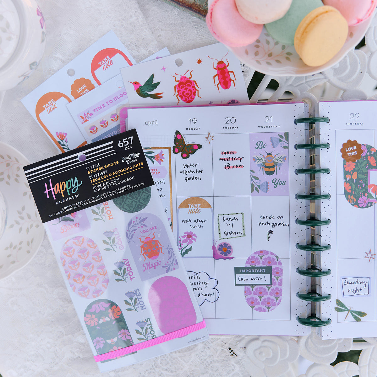 Happy Planner - Sticker Book - Hive & Bloom