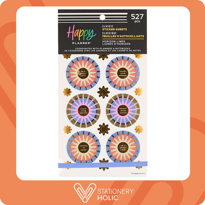 Happy Planner - Sticker Book - Horizon Lines