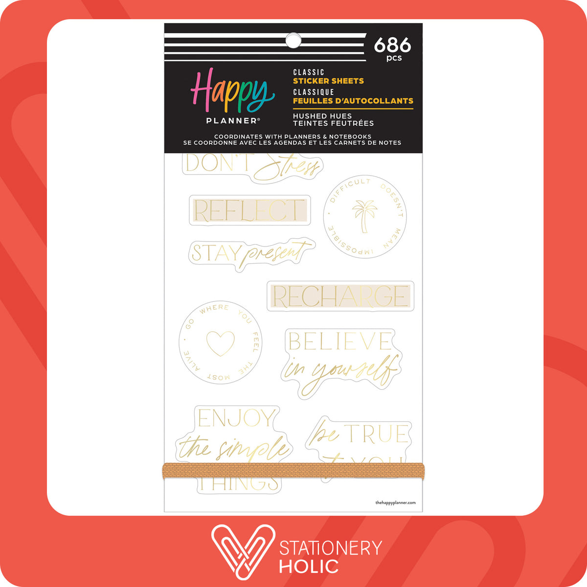 Happy Planner - Sticker Book - Hushed Hues