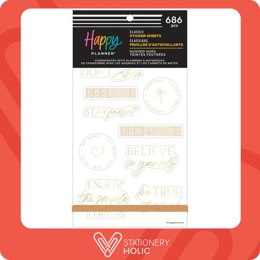 Happy Planner - Sticker Book - Hushed Hues