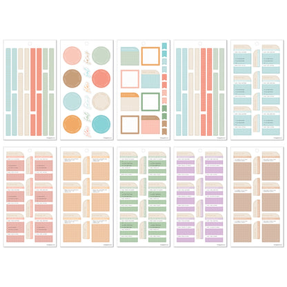Happy Planner - Sticker Book - Hushed Hues