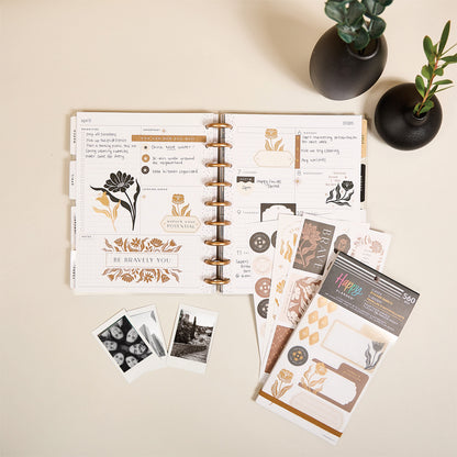 Happy Planner - Sticker Book - Krafted Florals Classic