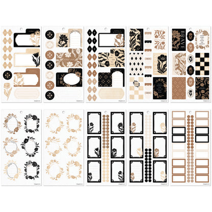 Happy Planner - Sticker Book - Krafted Florals Classic