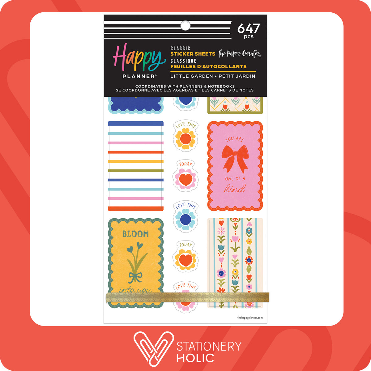 Happy Planner - Sticker Book - Little Garden