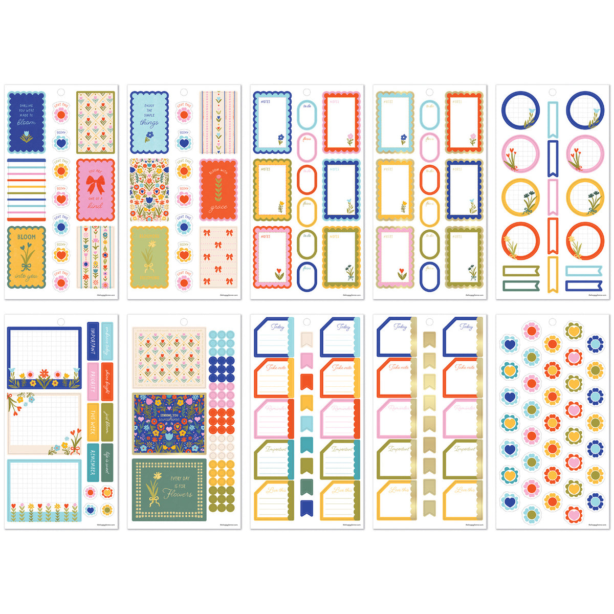 Happy Planner - Sticker Book - Little Garden