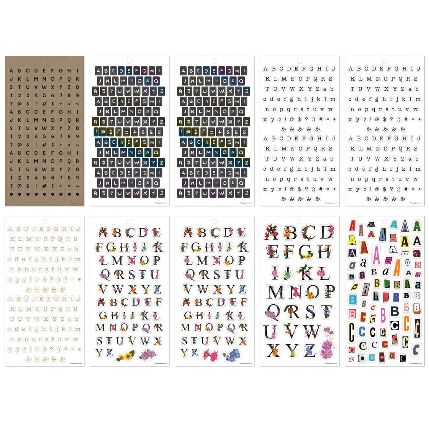 Happy Planner - Sticker Book - Lovely Letters