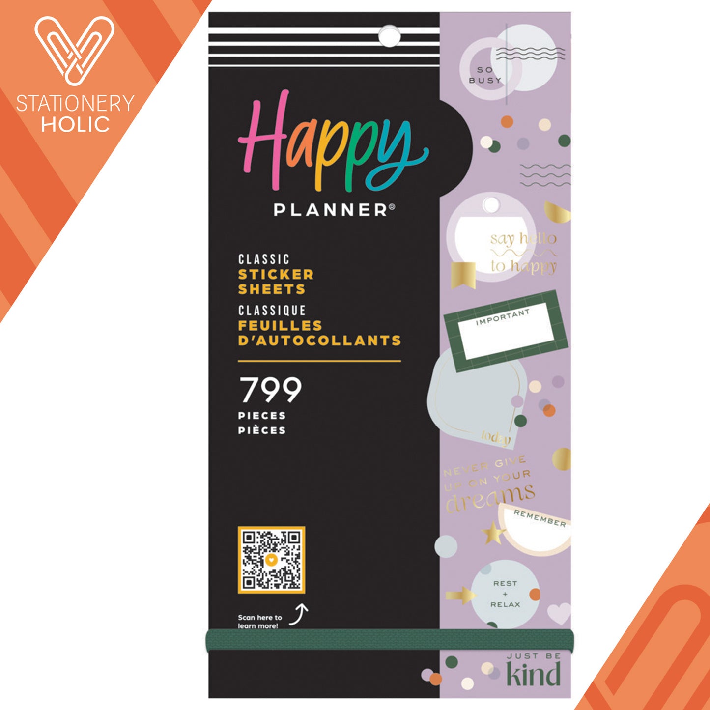 Happy Planner - Sticker Book - Mauve & Moss