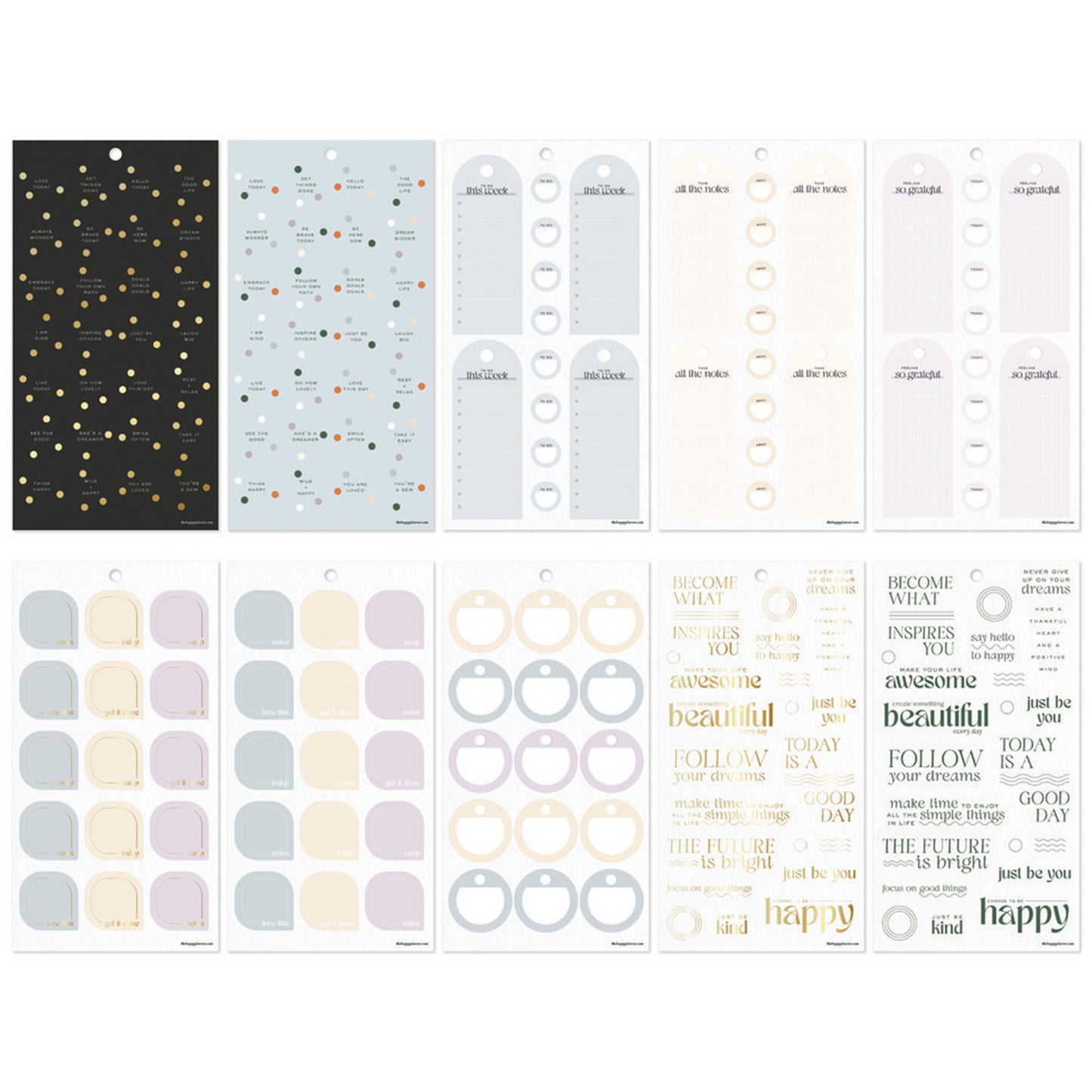 Happy Planner - Sticker Book - Mauve & Moss