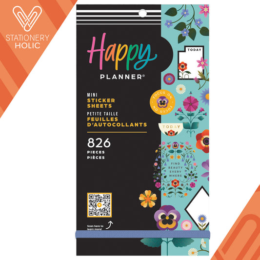 Happy Planner - Sticker Book - Radiant Garden Mini