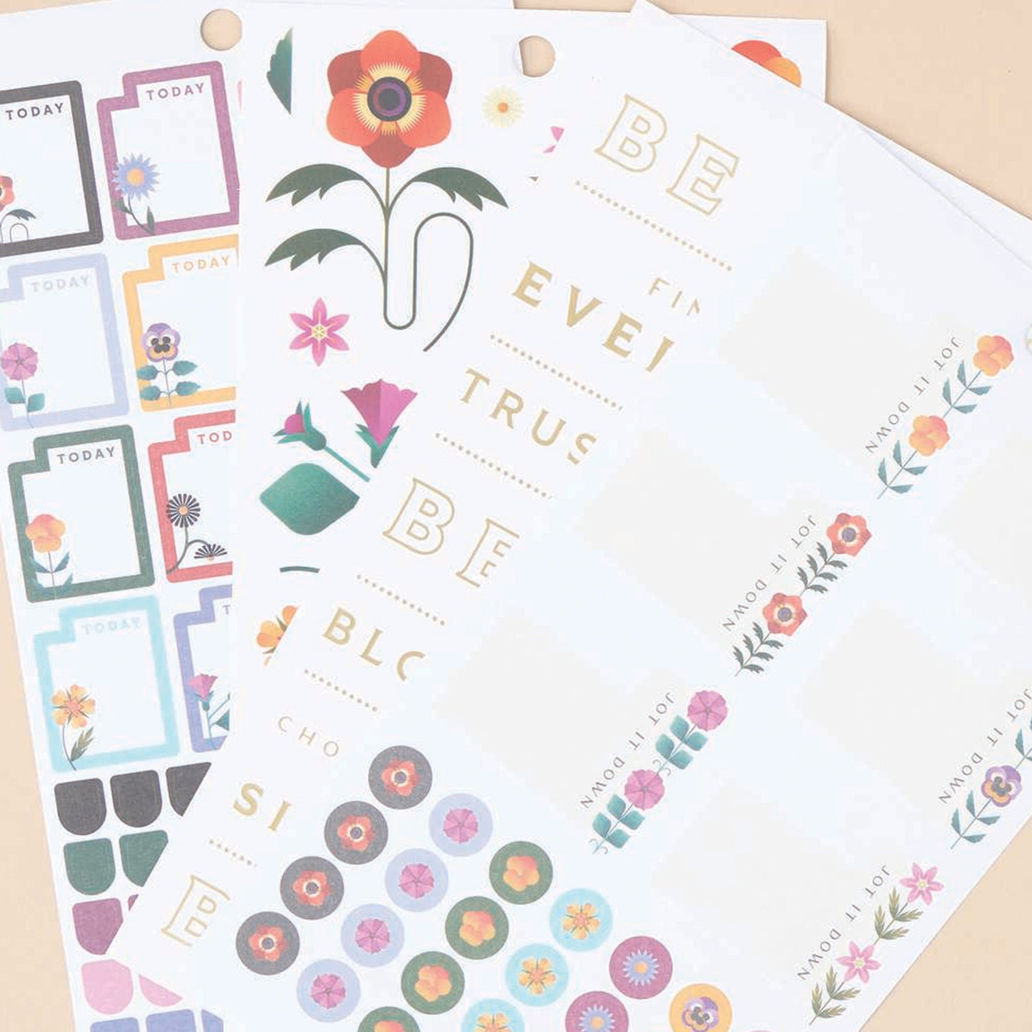 Happy Planner - Sticker Book - Radiant Garden Mini