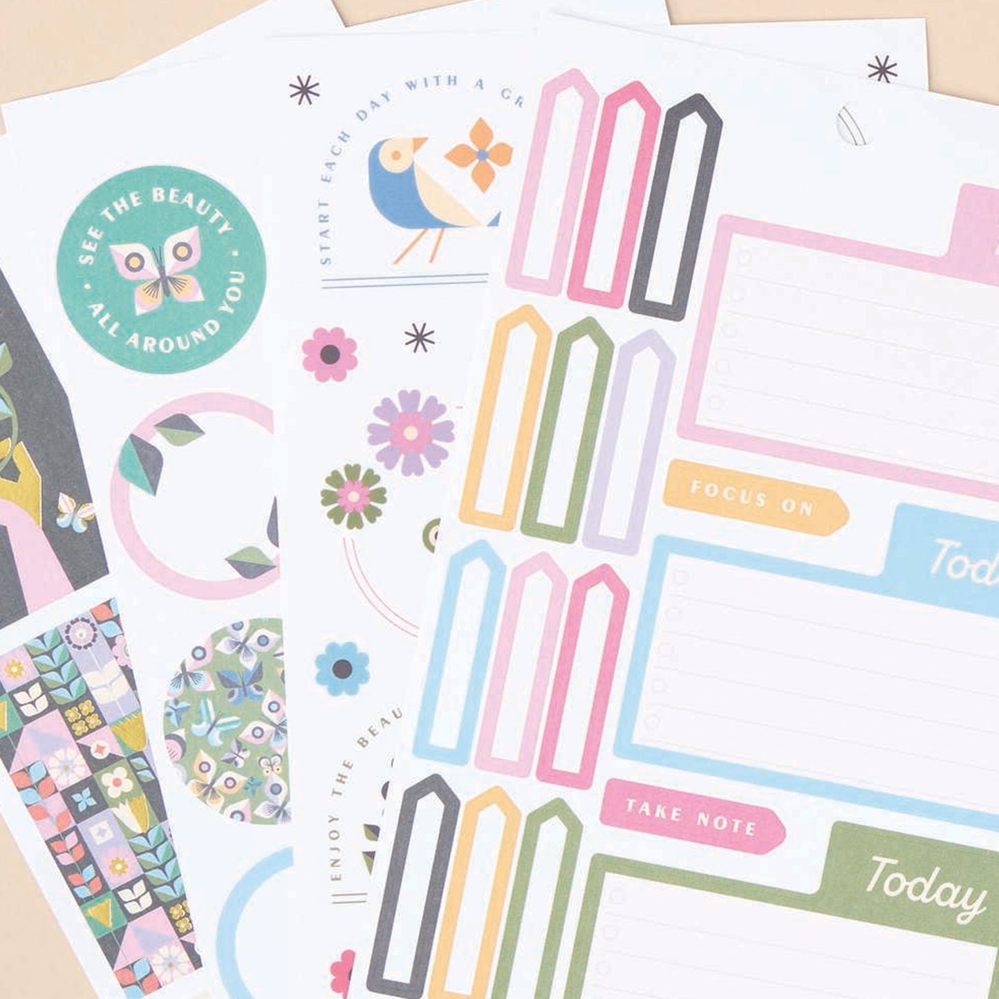 Happy Planner - Sticker Book - Mod Garden