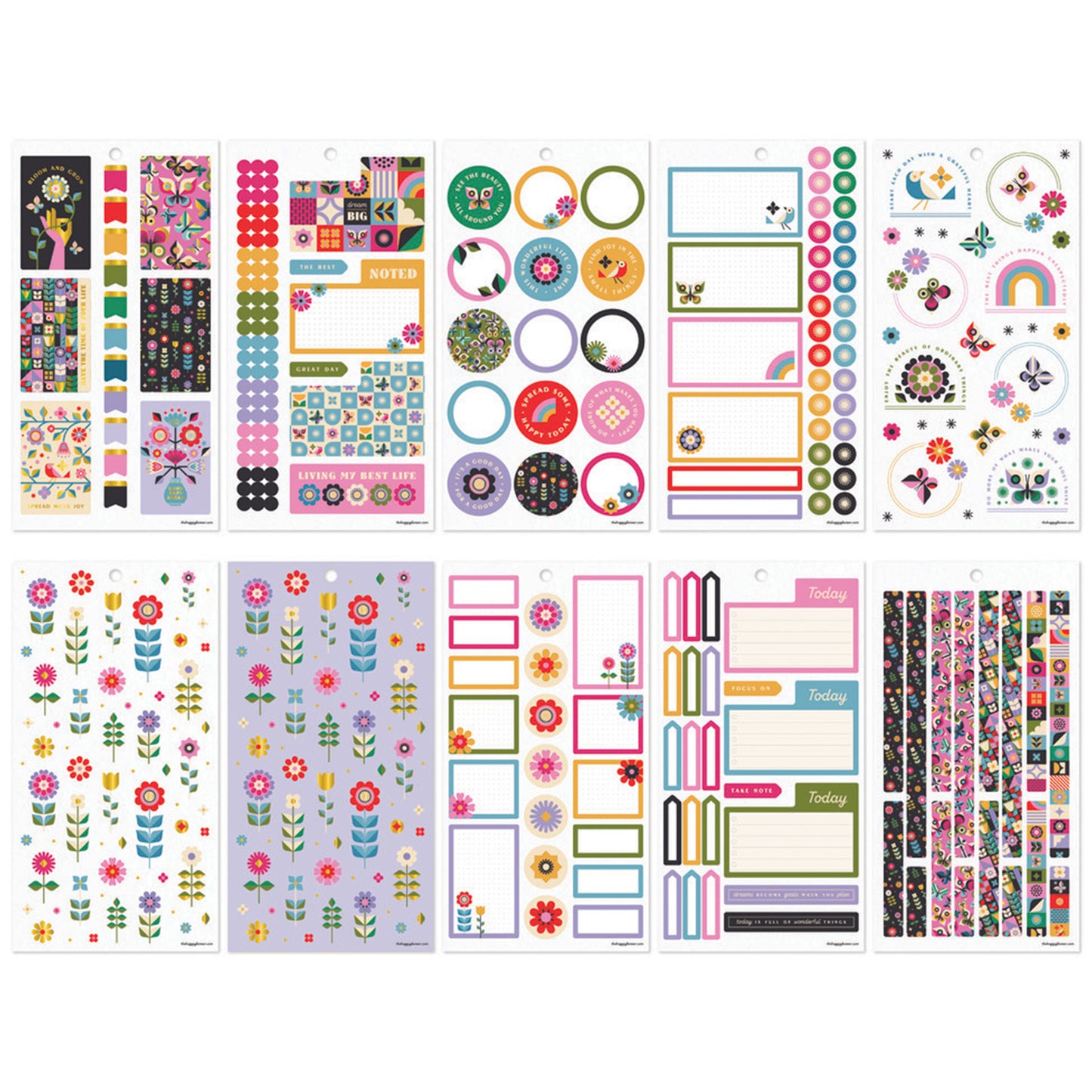 Happy Planner - Sticker Book - Mod Garden