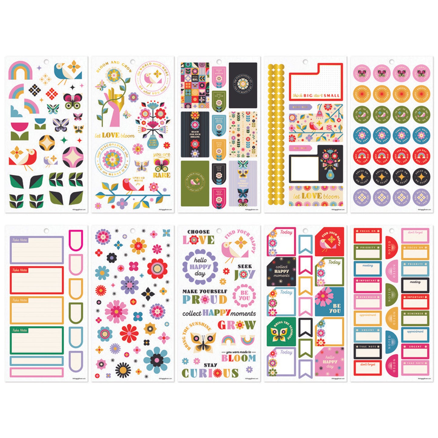 Happy Planner - Sticker Book - Mod Garden