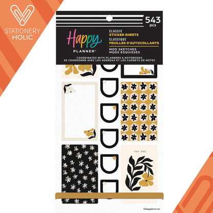 Happy Planner - Sticker Book - Mod Sketches Classic