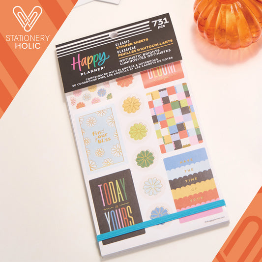 Happy Planner - Sticker Book - Optimistic Brights Classic