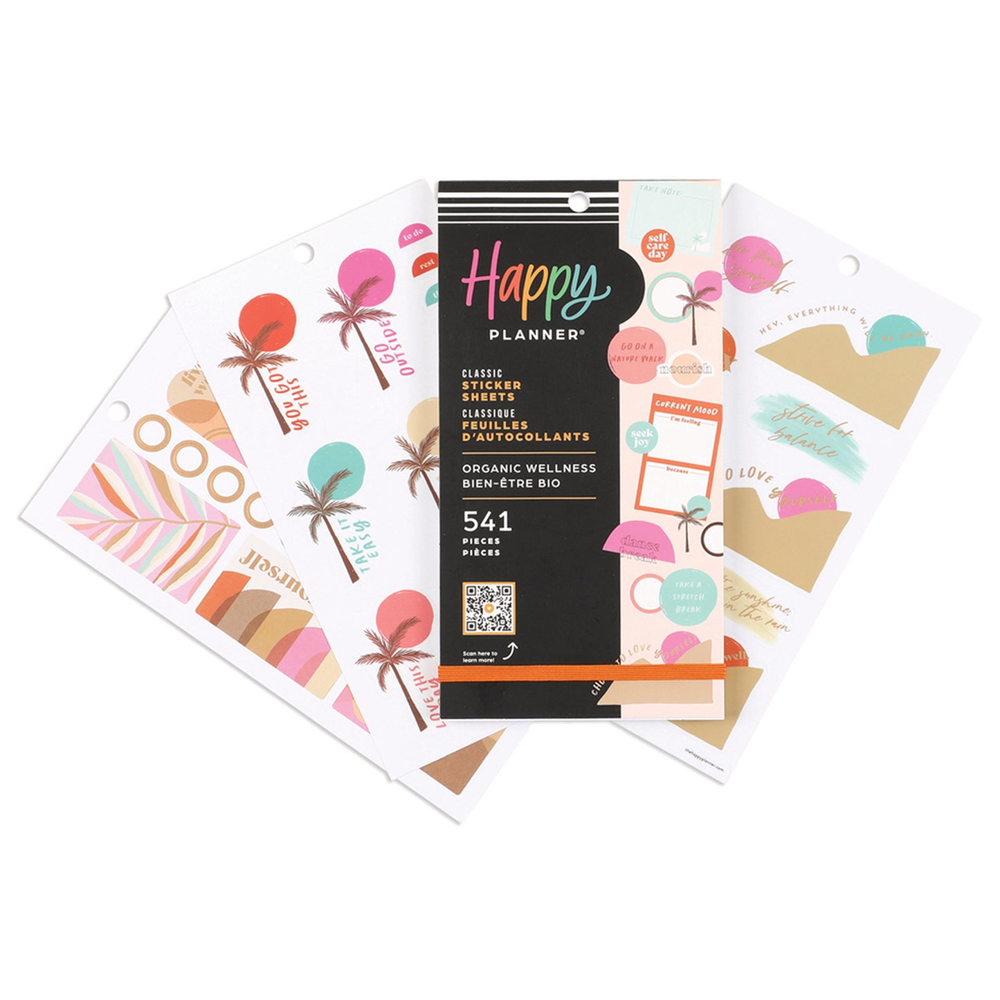 Happy Planner - Sticker Book - Organic Wellness