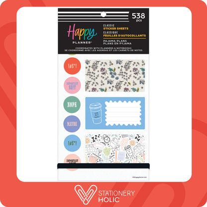 Happy Planner - Sticker Book - Pajama Plans