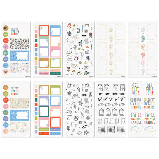 Happy Planner - Sticker Book - Pajama Plans